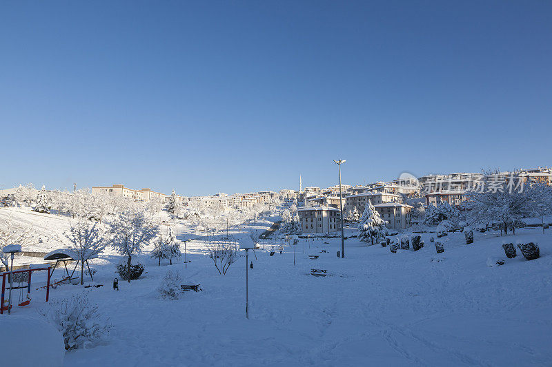 一个下雪的冬天Bahçeşehir, Düzce